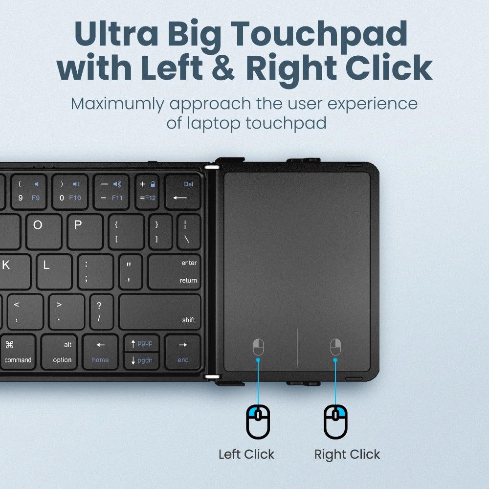 EasyDigital Foldable Bluetooth Keyboard for Travel - Easy Digital